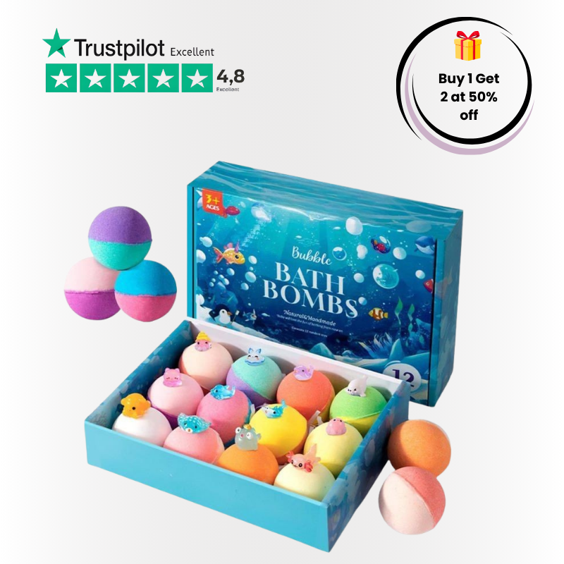 Kids' Bath Bombs with Surprises – Ocean Plouf Baby™